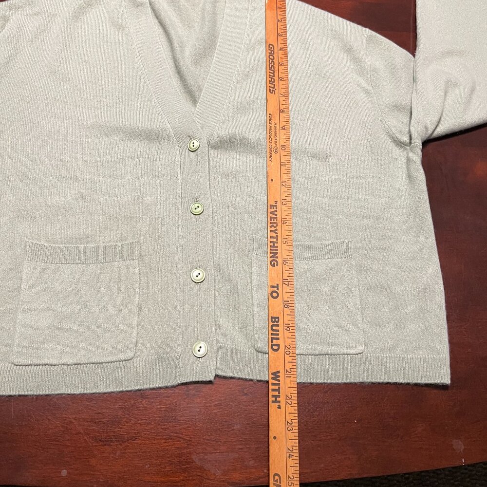 J CREW & MAGASCHONI CASHMERE CARDI TEE SET - Picture 11 of 15